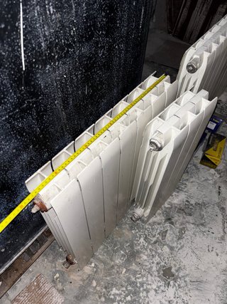 Conjunto 10 radiadores de gas.