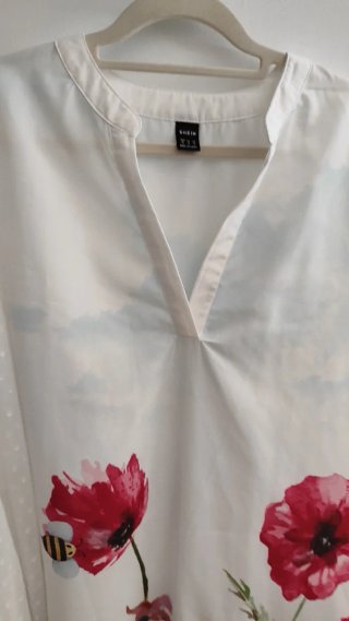 Blusa Túnica XL Estampado Floral