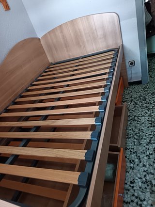 Cama nido madera y metal buen estado