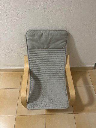 Asiento infantil madera y tela