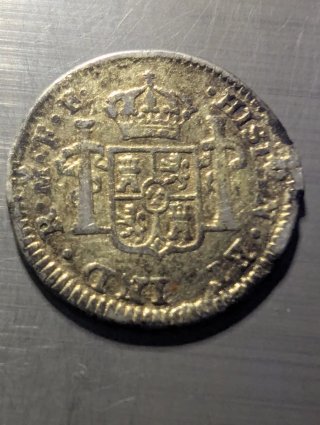 Carlos III 1/2 Real 1781 México Plata