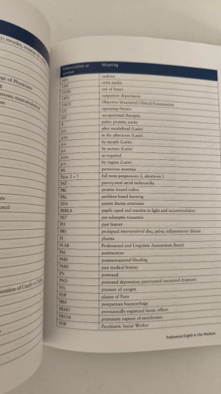 Professional English in Use Medicine