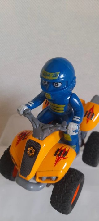 Mini Quad Ninja Metallica a carica Frizione