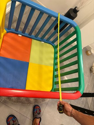 Parque infantil de plástico multicolor