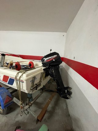 Barco Hobby 3 Fiber Craft con remolque
