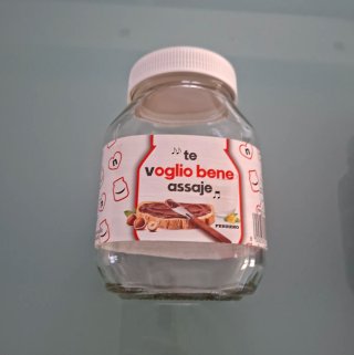 4 Barattoli Nutella Vuoti 950gr
