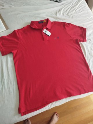 Polo Ralph Lauren Rojo Talla XXL grande