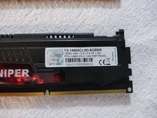 Pack RAM DDR3 1866MHz HyperX + G.Skill 8GB (2x4GB)