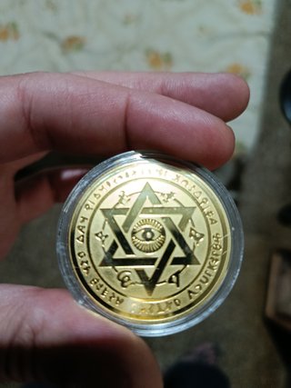 Lote monedas Cleopatra y Anubis