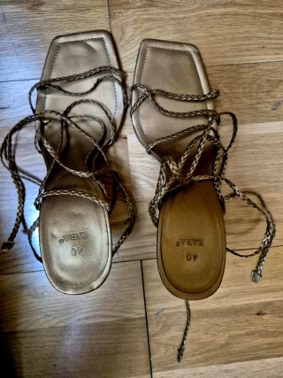 Sandalias trenzadas talla 39