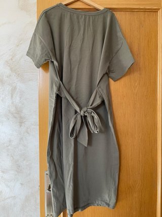 Vestito premaman C&A verde militare Taglia M