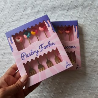 Tenedores y Cucharas Pastelería Donut