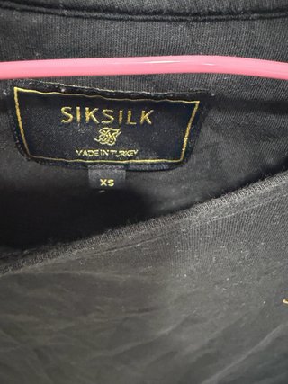 Camiseta SikSilk Negra Manga Larga