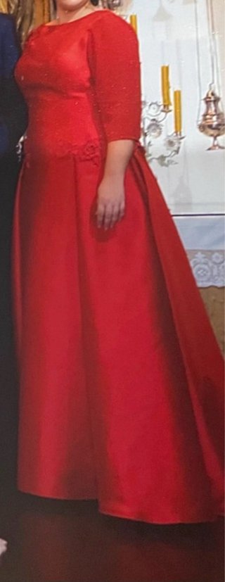 Vestido de fiesta rojo talla M