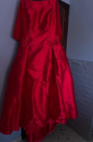 Vestido de fiesta rojo talla M