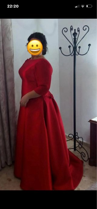 Vestido de fiesta rojo talla M