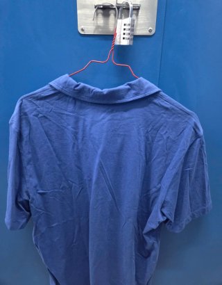 Polo Purificación García Azul Talla M