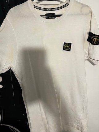 Camiseta Stone Island Blanca Talla M