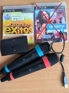 Pack Singstar PS3 con Micrófonos y juego