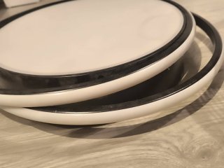 Plafón LED Aluminio y Metacrilato