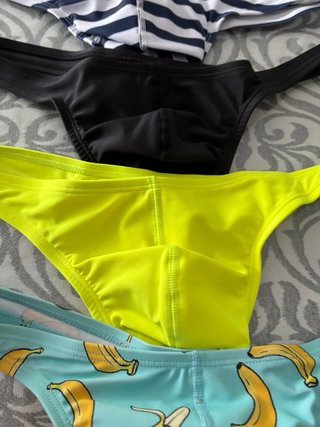 Lote 4 Bañadores Tanga Hombre M