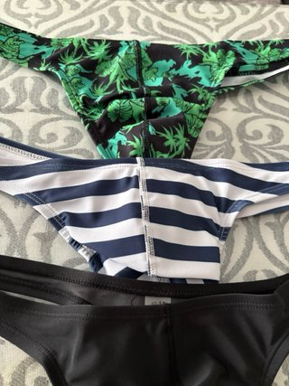 Lote 4 Bañadores Tanga Hombre M