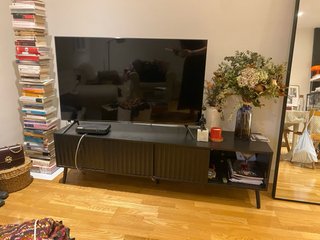 Mueble TV negro Maisons du Monde