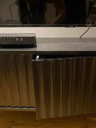 Mueble TV negro Maisons du Monde