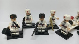 Pack 11 Soldados Soviéticos WWII compatibles lego