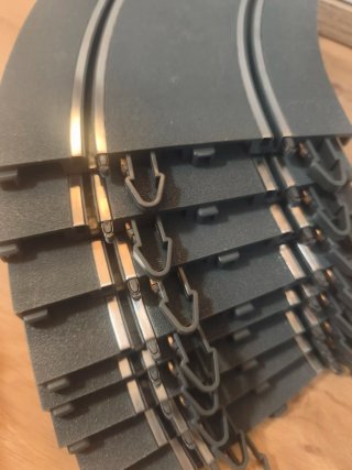 Lote Pistas Scalextric POWERLINE Grises