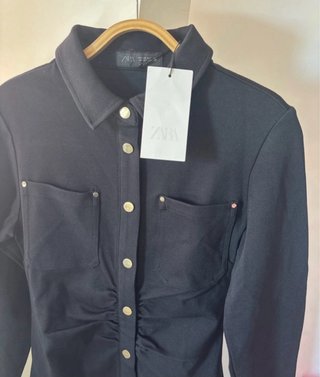 Abito chemisier Zara nero