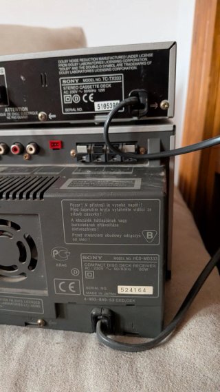 Sistema Hi-Fi Sony DHC-MD333
