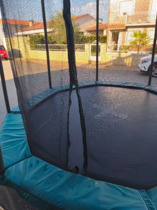 Cama elástica 3m con red de seguridad