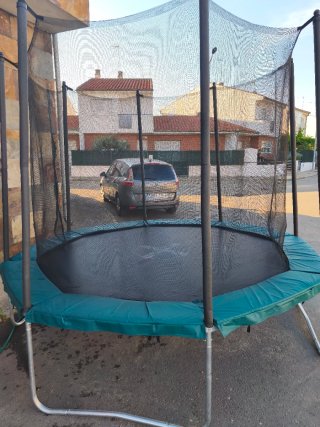 Cama elástica 3m con red de seguridad