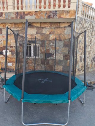 Cama elástica 3m con red de seguridad