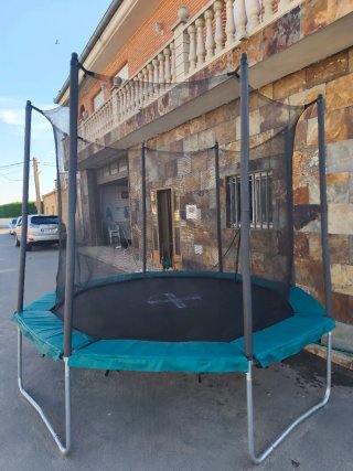 Cama elástica 3m con red de seguridad