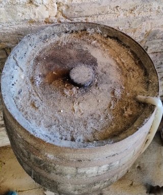 Bota de vinagre antigua