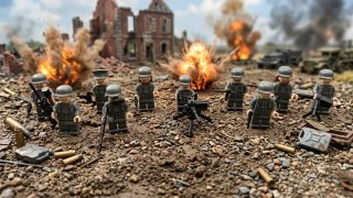 Pack 10 Soldados alemanes WWII compatibles lego