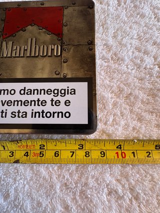 Coppia box metallo Marlboro