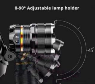 Linterna frontal LED para pesca o otros deportes