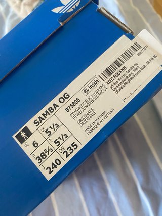 Adidas Samba OG 38 2/3