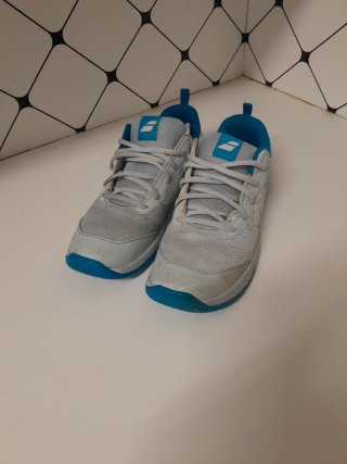 Zapatillas Pádel/Tenis Babolat Blancas y Azules