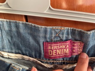 Falda vaquera mini Bershka Talla 42