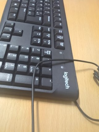 Teclado USB Logitech Negro