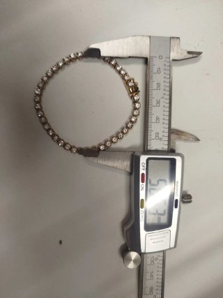 Pulsera Tipo Tenis de Plata de Ley 925 clásica
