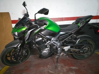 Kawasaki Z900 Verde/Plata