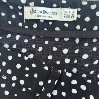Falda pantalón lunares Stradivarius Talla S
