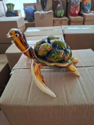 Rana in vetro artistico