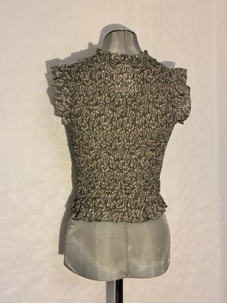 Top Nido Abeja Verde Talla Única