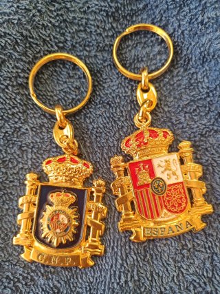 Llavero y Bolígrafo Policía Nacional